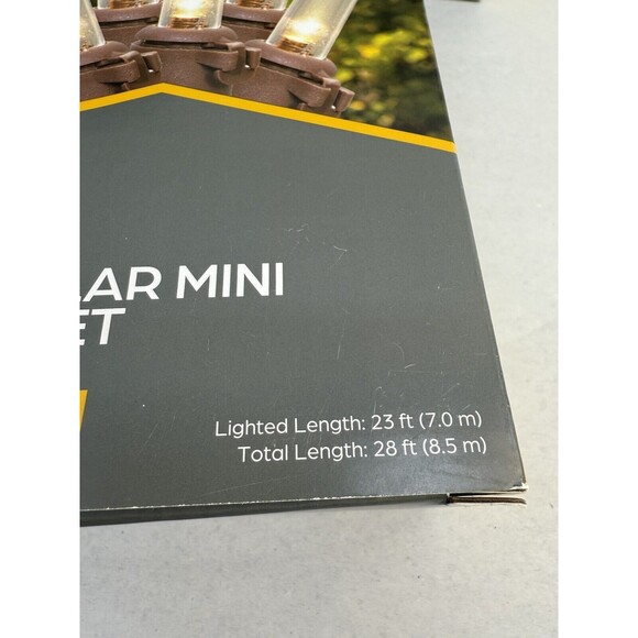 CHRISTMAS Real Living Solar LED String Lights Warm White 23 Feet Christmas Out… - Picture 10 of 12